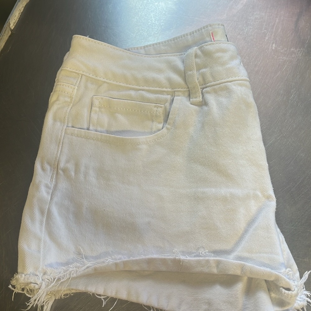 Pink Victoria Secret Shorts size 10
Distressed Shorts, Low Rise cutt off
